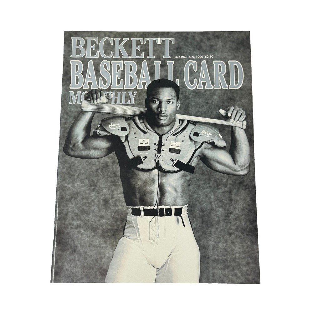 Bo Jackson Beckett Magazine Lot 2 Baseball Card Monthly 1990 Issues 59 63 - Picture 3 of 3